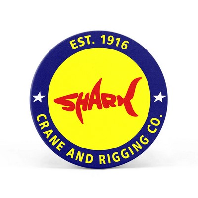 3.5" x 2mm Circular Pulpboard Coaster - Full color print - Double-sided